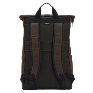 Barbour Field Roll-Top Waxed Backpack